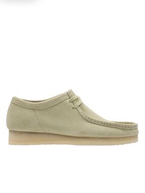 Clarks Women's Beige Suede Wallabee Flats